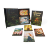 The Ukrainian Tarot by Schiffer Publishing, Ltd. shown with open box, illustrated guidebook, and six colorful cards depicting scenes from Slavic spiritual heritage, all arranged on a white background.