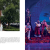 Left: People gather outside the historic Karamu House Theater. Right: Performers in vibrant costumes on stage—a highlight featured in Schiffer Publishing, Ltd.’s "101 Things to Do in Cleveland.