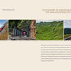 A collage depicting a train traversing a tunnel, evoking the scenic allure of mountain routes, inspired by "Alpine Railways" from Schiffer Publishing, Ltd.