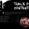 The "Aerosol Art Kings" table of contents from Schiffer Publishing, Ltd. features dripping white paint, graffiti-style text, and chapter listings. A blurred circular image of people and wall art captures the energy of New York City street art.