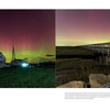 Midnight on Cape Cod" by Schiffer Publishing, Ltd. captures a house and bridge aglow beneath vibrant green and pink auroras, evoking classic nighttime Cape Cod photography with a glowing window over rocks and marshland.