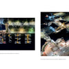 Experience "Midnight on Cape Cod" by Schiffer Publishing, Ltd.—aerial nighttime images of a coastal town marina with docked boats, glowing streets and shops in the signature Timothy Little photography style.