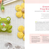 The image shows HeartFELT Crafts to Make and Give by Schiffer Publishing, Ltd., featuring a green felt frog brooch with pink cheeks and a flower, sewing tools, decorations, step-by-step instructions, and a materials list for beginner felt or embroidery projects.
