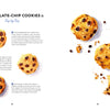 Yummy Watercolor by Schiffer Publishing, Ltd. is a beginner’s step-by-step guide to painting chocolate-chip cookies, featuring three realistic dessert artworks with clear instructions and tips in blue and black text on a white background.