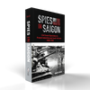 Spies in Saigon by Schiffer Publishing, Ltd. showcases a black-and-white cover with tanks and soldiers, focusing on covert CIA activities in French-Indochina and South Vietnam between 1950 and 1963.