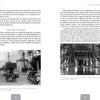 A person rides a brown horse near the ornate Cao Dai Temple in Vietnam, once observed by CIA Saigon—an image featured in "Spies in Saigon" by Schiffer Publishing, Ltd.—with an interior view of the richly decorated temple nearby.