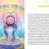 A vibrant illustration of a peaceful, meditating figure with purple hair, glowing orbs, and rainbow light highlights the introduction to Patch Tarot by Schiffer Publishing, Ltd., showcasing the deck's unique symbolism and esoteric themes.