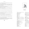 A book spread from Isis Magic: 25th Anniversary Edition by Schiffer Publishing, Ltd., shows a left-page bibliography and the right page beginning the index, topped with an image of the goddess Isis in profile wearing her headdress.