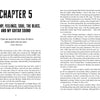 A spread from "Street Corner Talking, The Autobiography of Kim Simmonds" by Schiffer Publishing, Ltd. features Chapter 5—Epiphany, Feelings, Soul, The Blues, and My Guitar Sound—and explores Savoy Brown’s influences and British blues-rock memories.