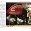 Close-up of a red Gilroy Indians motorcycle, highlighting its chrome engine, front headlight, and Indian logo on the fuel tank. Text about the Gilroy Indians model and Schiffer Publishing, Ltd. is shown to the left.