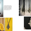 Memento Gorey by Schiffer Publishing, Ltd. features a photo collage with Ethiopian Orthodox crosses on cords, a man in a yellow sweater, bags and hats on shelves, and necklaces on hooks—all against white backgrounds.