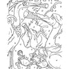 Schiffer Publishing, Ltd.’s "Chadwick the Crab's 40th Birthday Coloring Postcards" features three festive birds and Chadwick the Crab with a friend celebrating under “CELEBRATE”—a lively design perfect for birthday coloring fun!.