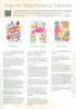 Step-by-step flyer for Schiffer Publishing, Ltd.’s Watercolor the Easy Way Paint-Your-Own Watercolor Cards Garden—features snakes, mushroom, and “No Rain” floral scenes with instructions and paint colors. Perfect for painting at home!.