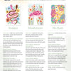 Step-by-step flyer for Schiffer Publishing, Ltd.’s Watercolor the Easy Way Paint-Your-Own Watercolor Cards Garden—features snakes, mushroom, and “No Rain” floral scenes with instructions and paint colors. Perfect for painting at home!.