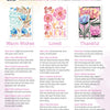 The Schiffer Publishing, Ltd. Watercolor the Easy Way Paint-Your-Own Watercolor Cards Friends kit includes an instruction sheet with steps and a QR code to paint “Warm Wishes” (leaves), “Loved” (pink flowers/heart), and “Thankful for You” cards.