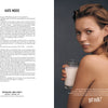 Kate Moss poses bare-shouldered against a dark backdrop, holding a glass of milk with a Milk Mustache. White text reads "got milk?"—all featured in Schiffer Publishing, Ltd.'s “Milk Mustache.”.