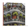 The cover of New Orleans by Schiffer Publishing, Ltd. displays a historic building adorned with ornate iron balconies and lush hanging plants.