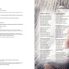 The contents page of "Baby Knits from Norway" by Schiffer Publishing, Ltd. shows a sleeping baby in Nordic knitwear on the right and chapter titles with page numbers on the left, all set against a clean white background.