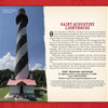 Eerie America by Schiffer Publishing, Ltd. features a lighthouse with a red border, serving as a beacon for those drawn to bizarre and haunted travel destinations across the country.