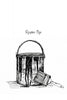 A black and white sketch of a paint can with dark paint dripping down and a paintbrush resting against it recalls Savannah haunted house lore. "Chapter One" appears above in stylized text. Product: Wicked Haints by Schiffer Publishing, Ltd.