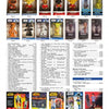 A catalog page of Schiffer Publishing, Ltd.'s Star Wars Toys features Bop Bags and action figures, with detailed descriptions, price guide info, product codes, and vibrant costumes set against colorful backgrounds.