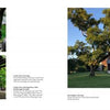 A book spread from "Chester County" by Schiffer Publishing, Ltd. features three photos: a polished sculpture in wooded shade and a wide tree on the left page; on the right, an old tree beside a red-and-white barn in Chester County, Pennsylvania.