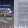 A spread from "Ghosts of the Poconos" by Schiffer Publishing, Ltd. shows Chapter 7: The Old Jail Museum, with a photo of the stone jail and a quote on ghostly sounds, recalling classic Poconos hauntings and intriguing paranormal investigators.