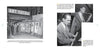 Two pages from "Swing Street" by Schiffer Publishing, Ltd. display black-and-white photos of NYC jazz history: three men in suits at Club Downbeat with ART TATUM signage, and close-ups of a saxophonist and pianist performing.