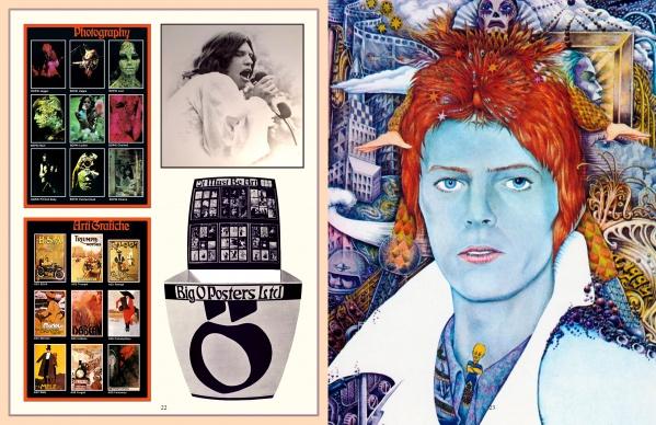 A collage of a red-haired man and a microphone box, inspired by 1960s psychedelic art and vibrant Big O Posters, from "It Must Be Art" by Schiffer Publishing, Ltd.