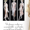 A collage inspired by vintage lingerie and classic design, featuring "Irresistible: The Art of Lingerie, 1920s-1980s" from Schiffer Publishing, Ltd.