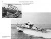 A striking black-and-white photo from *American PT Boats in World War II Volume Two* by Schiffer Publishing, Ltd. shows a PT boat racing across the water with an inset of a boat being lifted by crane—capturing classic WWII naval history.