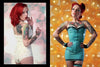 Queens of Hearts by Schiffer Publishing, Ltd. features a collage of a tattooed woman inspired by vintage photography.