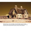 A weathered house stands alone in a grassy Irish landscape beneath a sepia sky, echoing haunted scenes from "Ireland's Ghosts, Legends, and Lore" by Schiffer Publishing, Ltd.