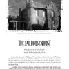 A black-and-white photo of a two-story brick house illustrates "The Jailhouse Ghost," one of the chilling Pickens County tales from South Carolina Haunts by Schiffer Publishing, Ltd.