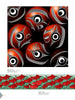 Contemporary Art on the Northwest Coast" by Schiffer Publishing, Ltd. features digital artwork inspired by Northwest Coast native art, with bold red fish forms and contemporary stylization reflecting Native American artist influences.