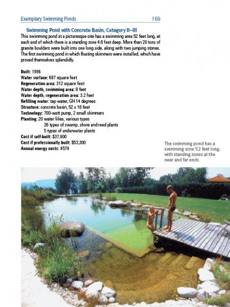 Two children enjoy a clear pond surrounded by rocks and trees, highlighting the beauty of garden pools. Discover more in "Garden Pools and Swimming Ponds" by Schiffer Publishing, Ltd.