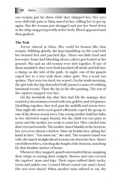 A page from Washington, D.C. by Schiffer Publishing, Ltd. captures its characters' terror and suffering, reflecting the fear and cruelty found in Washington D.C. ghost stories.