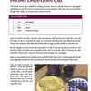 A recipe page for pineapple upside-down cake baked in a Schiffer Publishing, Ltd. Dutch Oven, with a photo of the round cake topped with pineapple rings beside a plate, fork, and spatula on a purple checkered cloth—perfect for campfire cooking.