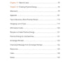 The “PART III: Welcoming Positive Energy” table of contents in Get Positive Live Positive by Schiffer Publishing, Ltd. lists chapters on natural laws, tips, affirmations, recipes, Archangel Michael, metaphysical energy, and notes with page numbers.
