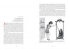 A two-page spread from Demons by Schiffer Publishing, Ltd.: Left page shows Chapter 12: Gathering Intelligence with opening text; right page features art of a demon hunter examining a girl inside an ornate mirror.