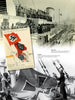 A collage from Schiffer Publishing, Ltd.'s *Legion Condor* shows German soldiers waving from a ship, Nazi flags and insignia, and a swastika postcard, with captions about the Legion Condor's role in the Spanish Civil War.