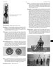 A textbook page from "The Encyclopedia of Glass" by Schiffer Publishing, Ltd. features black-and-white photos of antique pharmacy bottles and jars, with text defining types and uses of historical glassware.