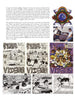 Positive Creations by Schiffer Publishing, Ltd. is a collage of a short autobiographical story, beach photos with friends, and street-art-inspired zine covers featuring comic-style surfing and vibrant beach life illustrations.