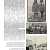 A magazine page from Schiffer Publishing, Ltd.'s "The Mola" presents text on mola textile art history and three black-and-white photos of Kuna people displaying traditional clothing and molas in outdoor group and individual scenes.