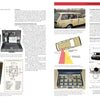 A two-page spread from The Secret History of STASI Spy Cameras by Schiffer Publishing, Ltd. features diagrams, photos of spy gear and bugged cars, subminiature cameras, plus technical illustrations, each with descriptive text.