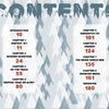 Seeking Bigfoot by Schiffer Publishing, Ltd. features a table of contents with a snowy forest background. Sections like Bigfoot 101 and Sasquatch CSI reveal Bigfoot sightings and evidence from a cryptozoologist’s view. Red page numbers.