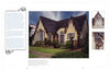Storybook Style by Schiffer Publishing, Ltd. features a whimsical house with a wavy shingled roof, arched windows, and garden. Two insets highlight the intricate roof and the charm of classic "Hansel and Gretel" homes.