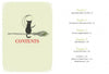 A contents page from "The Healthy Witch" by Schiffer Publishing, Ltd. features a black cat on a broomstick before a crescent moon, with five chapters and sections listed at right, green and black page numbers, ideal for any holistic witchy workbook.