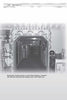 Black-and-white photo from Scare-izona by Schiffer Publishing, Ltd.: an archway in an alleged haunted Arizona antique shop, with a "MORE BOOTHS THRU HERE" sign, shelves of vintage items, and a person at the entrance to another room.