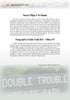 A page from "Folklore of the New Jersey Shore" by Schiffer Publishing, Ltd. explores eerie legends of Ancora and Double Trouble Park, with a faded sign at the bottom reading: Double Trouble State Park.